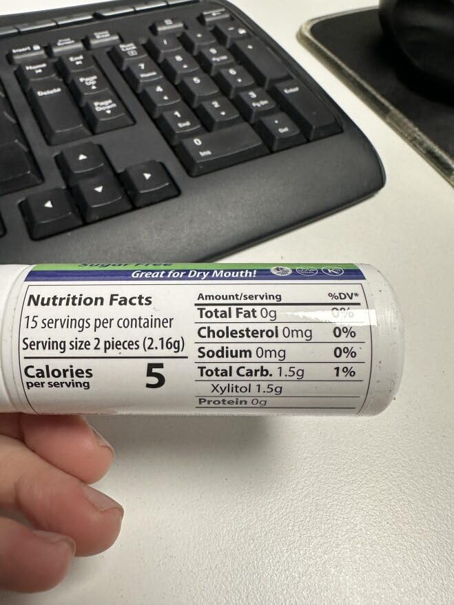 Miradent Xylitol Chew Gum Sprmnt 30 Ct