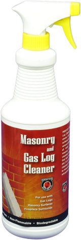 Meeco's Red Devil 504 Masonry & Gas Log Cleaner - Ready-to-Use Spray Removes Soot, Smoke, Dirt & Grease from Gas Logs, Fireplaces & Masonry Surfaces
