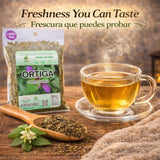 Ortiga Herbal Tea 4 oz (113g) - 100% Natural Ortiga Dried Leaves, from Mexico - Traditional Loose Leaf Tea - Caffeine-Free, Non-GMO, Vegan - Authentic
