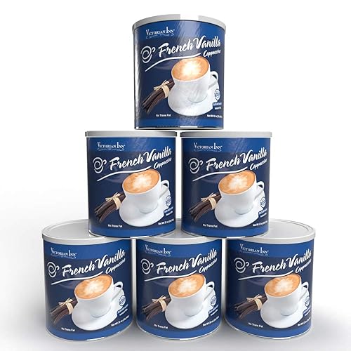 Victorian Inn Instant Cappuccino - French Vanilla Flavor - Creamy & Delightful Coffee Mix - Great Hot, Cold, or Blended - Creamy Flavor - 2 Pound