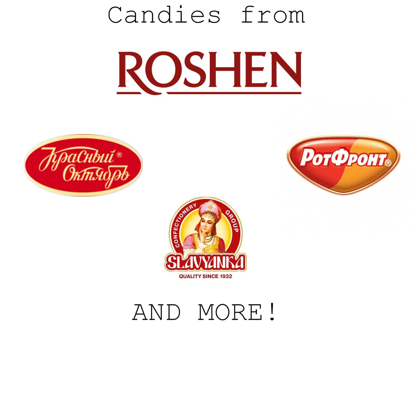 Sweet Candy Mix Gift Bag - Russian & Ukrainian Candy Mix - Assortment Chocolate and Caramel Party Candy Mix of Eastern European Confectionery