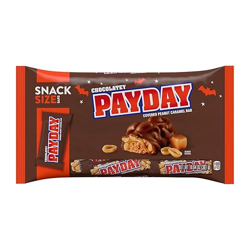 Payday, Halloween Chocolatey Covered Peanut Caramel Bar, 10.64 Ounce