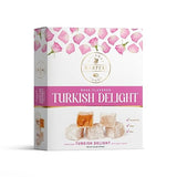 Assorted Turkish Delight Variety Pack - Double-Roasted Pistachio, Mint, Fruit, Coffee & Rose - Premium Soft & Chewy Lokum Candy - 6.2 oz & 12.4 oz