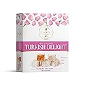 Assorted Turkish Delight Variety Pack - Double-Roasted Pistachio, Mint, Fruit, Coffee & Rose - Premium Soft & Chewy Lokum Candy - 6.2 oz & 12.4 oz