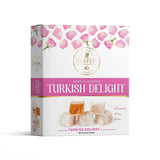 Assorted Turkish Delight Variety Pack - Double-Roasted Pistachio, Mint, Fruit, Coffee & Rose - Premium Soft & Chewy Lokum Candy - 6.2 oz & 12.4 oz