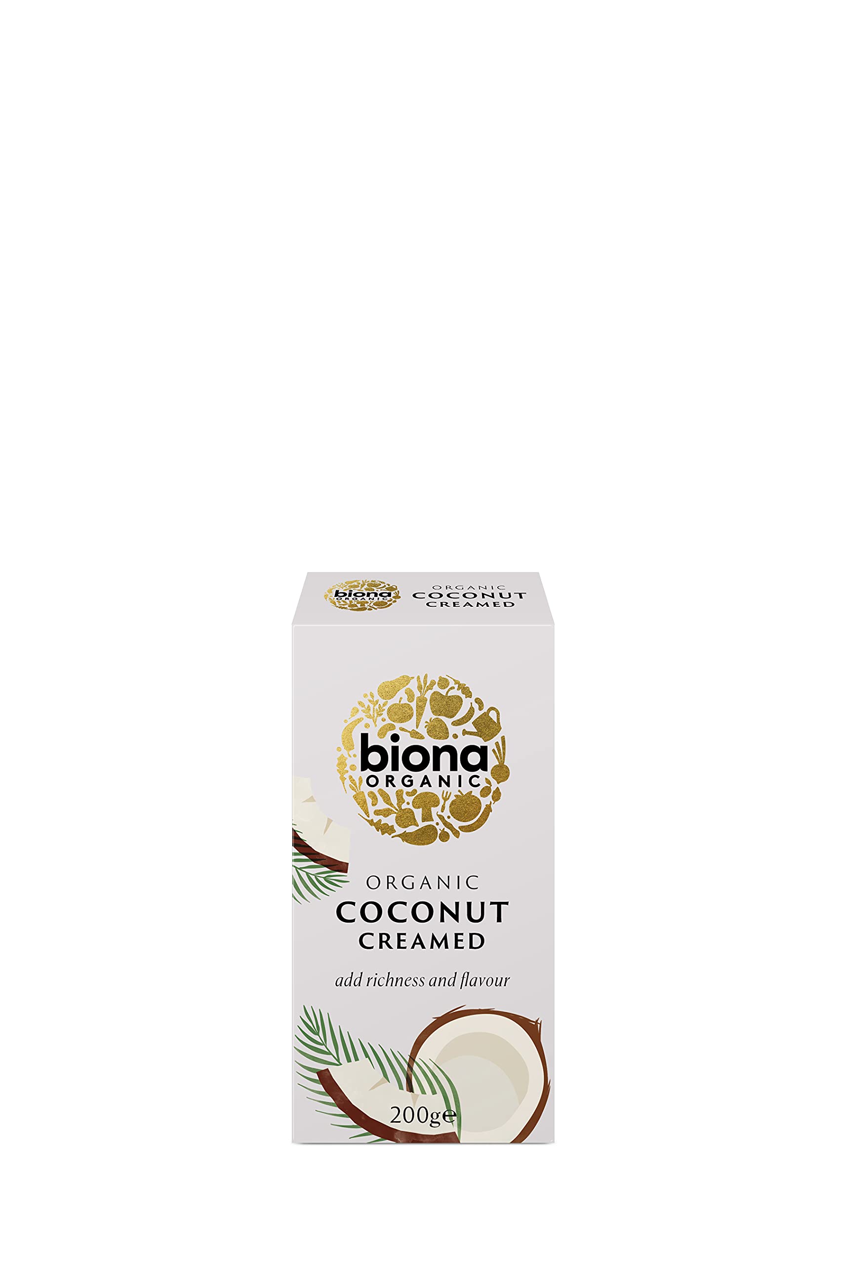 Biona Organic Creamed Coconut (200g) - Pack of 6