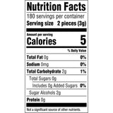(6 Pack) ECLIPSE Spearmint Sugar Free Chewing Gum Bulk Pack, 60 Piece Bottle