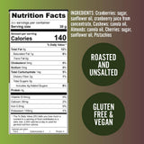 Germack® - Pistachio Berry Nut Mix - Michigan Dried Cherries, Dried Cranberries, Roasted-Unsalted Cashews and Almonds, with Dry Roasted, Unsalted