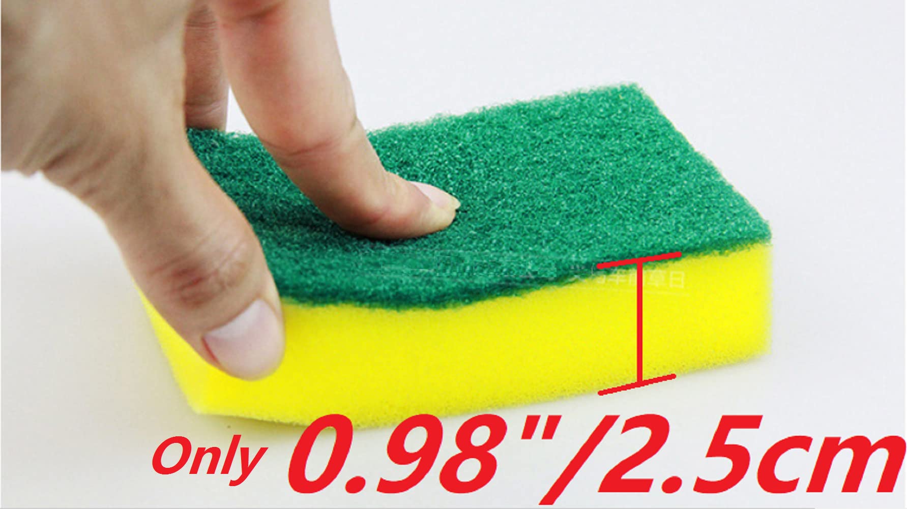 (750 Pack)Kheoxusa Individually Wrapped Sponges,Sponges Individually Wrapped for Kitchen Scrub Dish Wash Dishes Dishwashing Cleaning Non Scratch