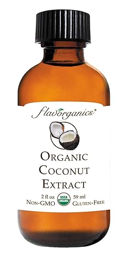 Flavorganics Organic Coconut Extract, 2 Ounce Bottle