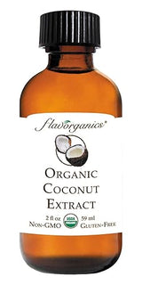Flavorganics Organic Coconut Extract, 2 Ounce Bottle