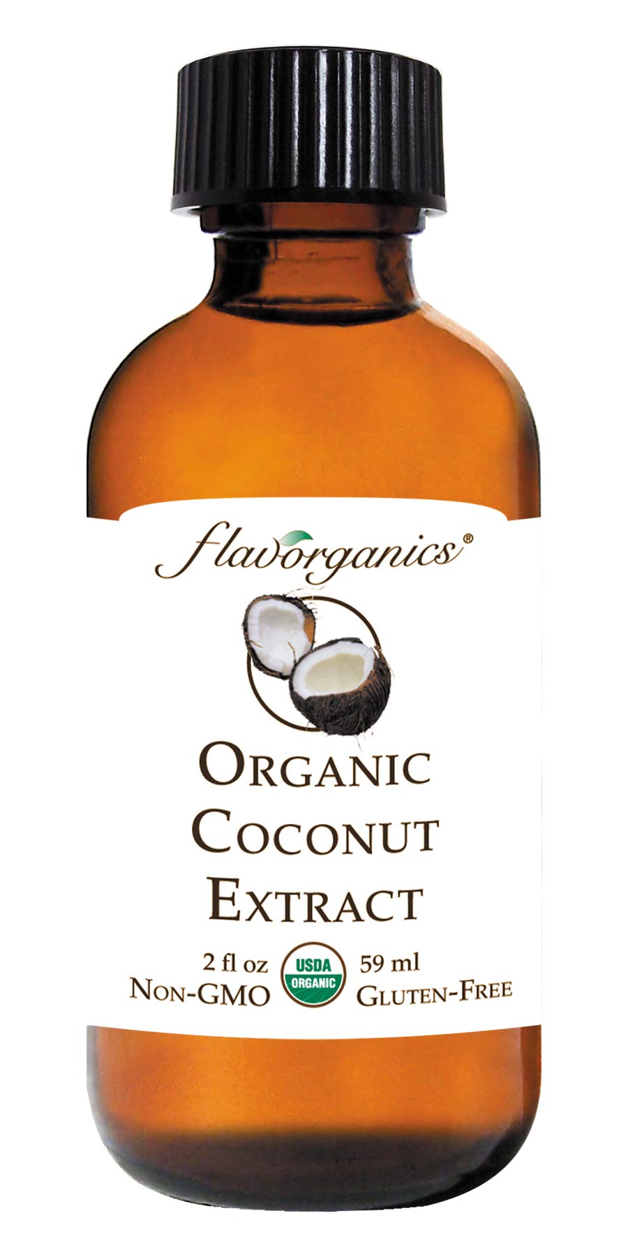 Flavorganics Organic Coconut Extract, 2 Ounce Bottle