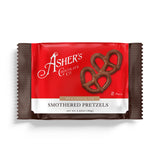 Asher's Chocolates Company, Delicious Chocolate Covered Pretzels, 2 Packs of Sweet and Salty Candies, Small Batches of Kosher Chocolate, Family Owned