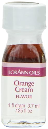 LorAnn Orange Cream SS Flavor Flavor, 1 dram bottle (.0125 fl oz - 3.7ml - 1 teaspoon)