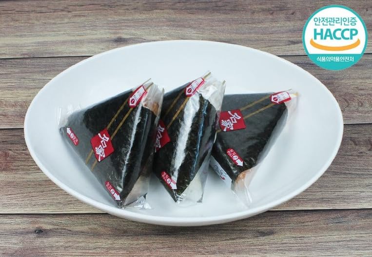 Alliving Myungga Onigiri Nori Sushi Rice Ball Triangle Seaweed Wrappers(50sheets refill)