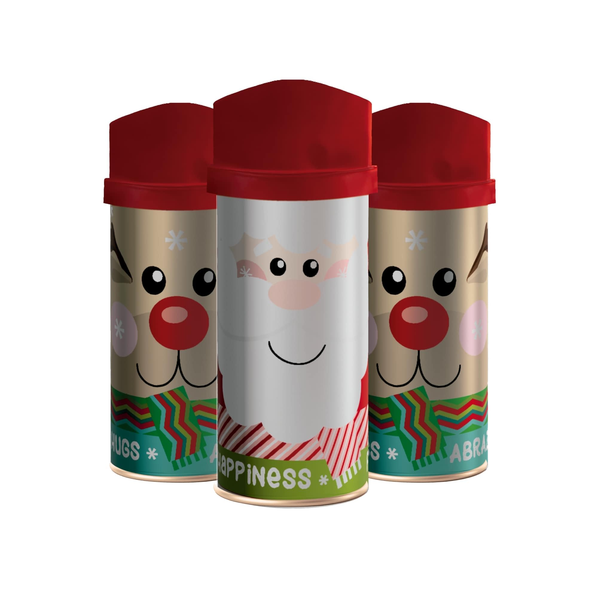 Dux Holiday Christmas Friends Cookies, 3-Pack Variety Tin Set (Reindeer & Santa, Designs May Vary), 5.64 oz