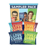 LOVE CORN Sampler Variety Pack - Crunchy Roasted Corn Snack - Assorted Flavors - Gluten Free & Non-GMO - Lunchbox & On-the-Go, Alternative to Chips