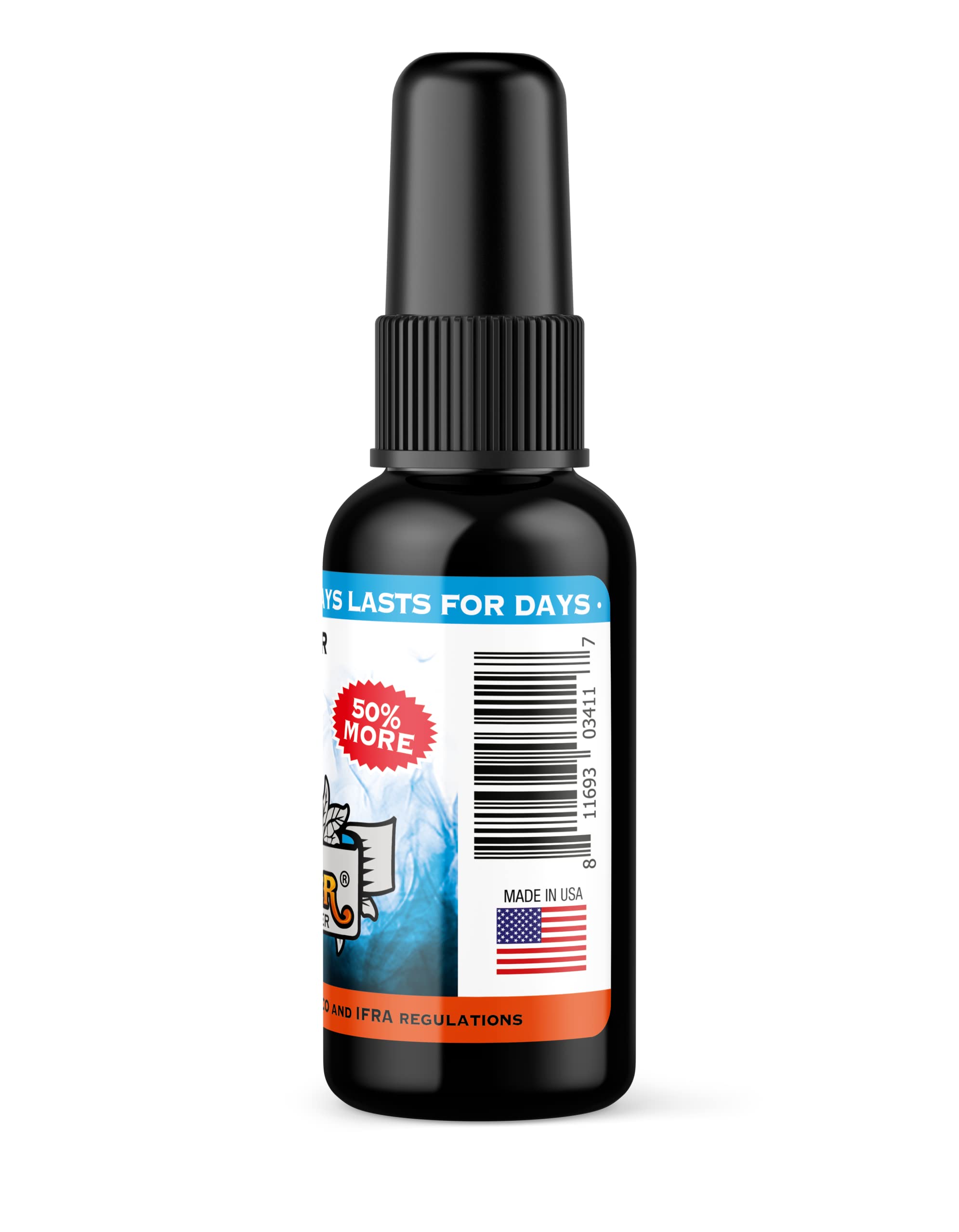 BluntPower (Baby Powder, 1 Pack) Concentrated Air Freshener Spray - Oil-Based Room Diffuser Spray - Long-Lasting Bathroom Scent, Car Freshener & Odor