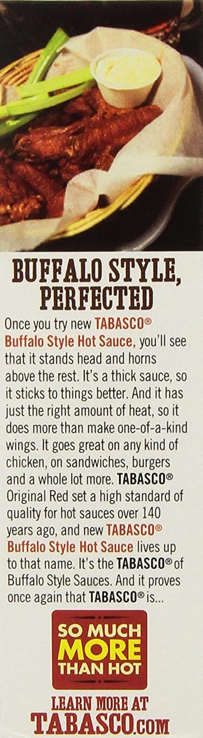 TABASCO Buffalo Style Hot Sauce, 5 Ounce