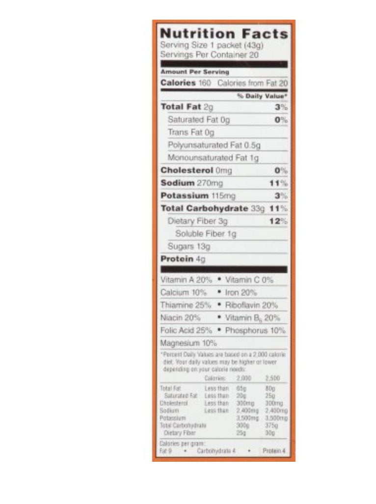 Maple & Brown Sugar Instant Oatmeal Value Pack