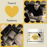 Brighter Shine Dish Washer Cleaner Powder - 60 Uses All-Natural Lemon Citric Acid Dishwasher Cleaner Additive, Hard Water Spot Remover, Odor