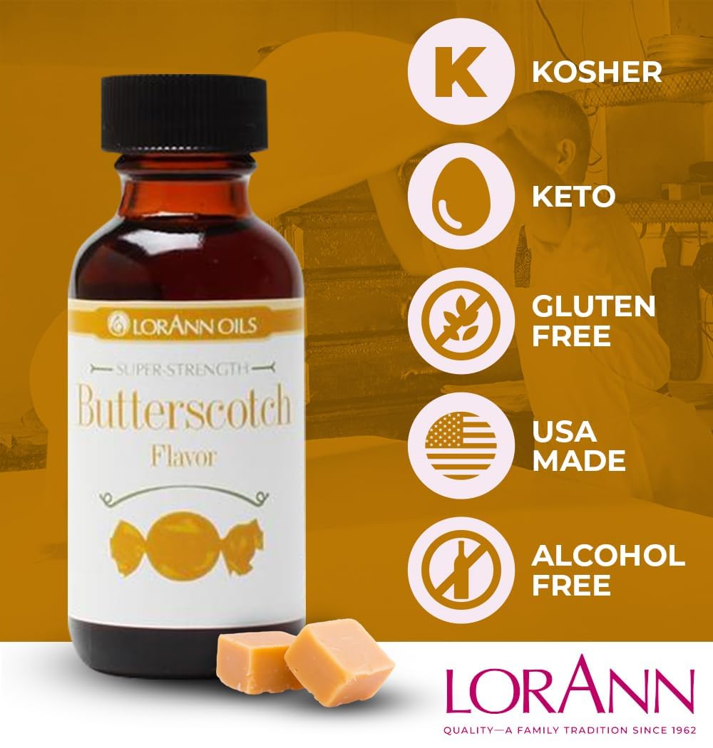LorAnn Oils Super Strength Flavoring - Used For Candy Making, Flavoring, Baking, Hard Candy, & Flavor Oils - Bold, Natural Flavors 4X Stronger Than