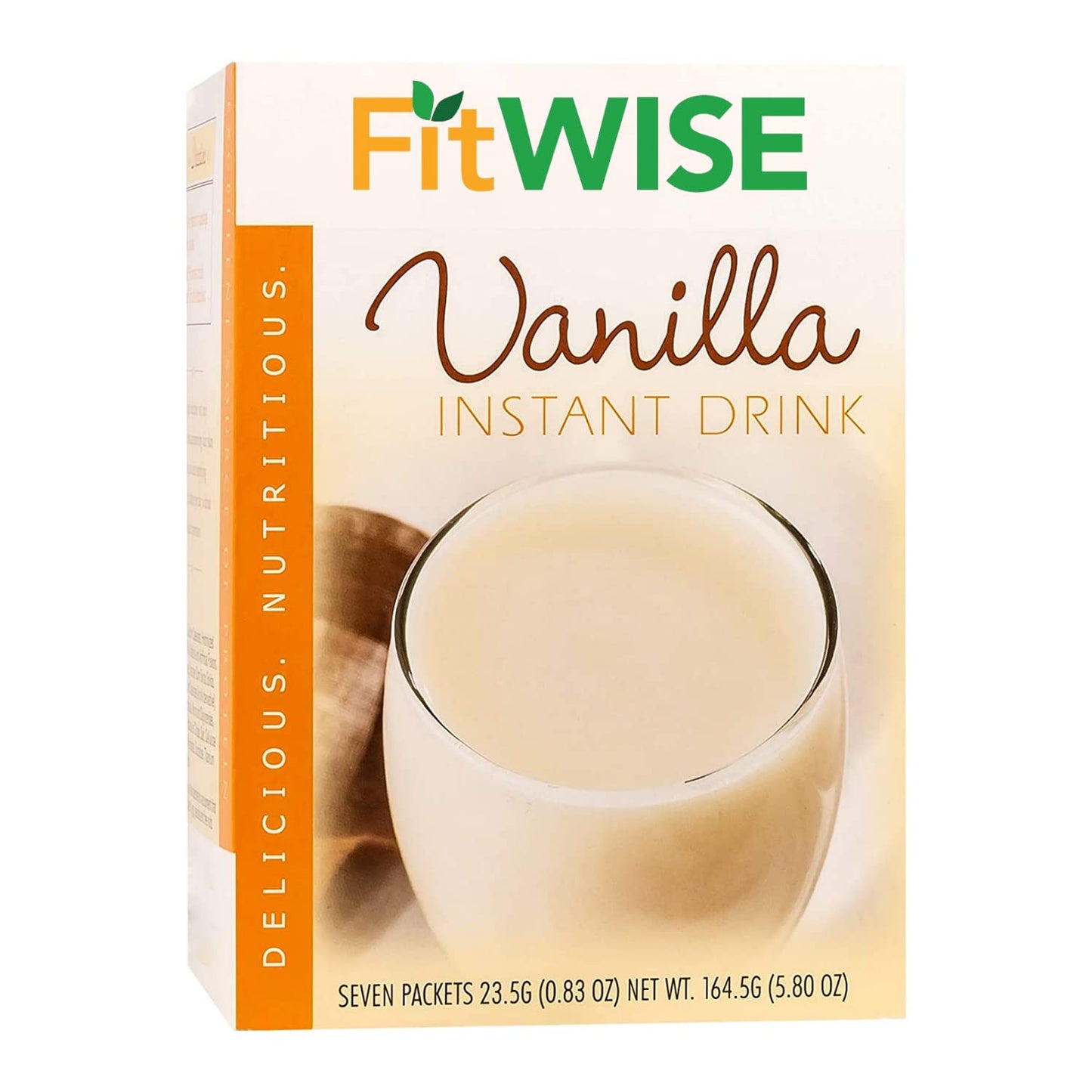 FITWISE - High Protein Instant Drink Mix, 15g Protein, Low Calorie, Low Carb, Low Fat, Gluten Free, Aspartame Free, KETO Diet Friendly, Ideal Protein