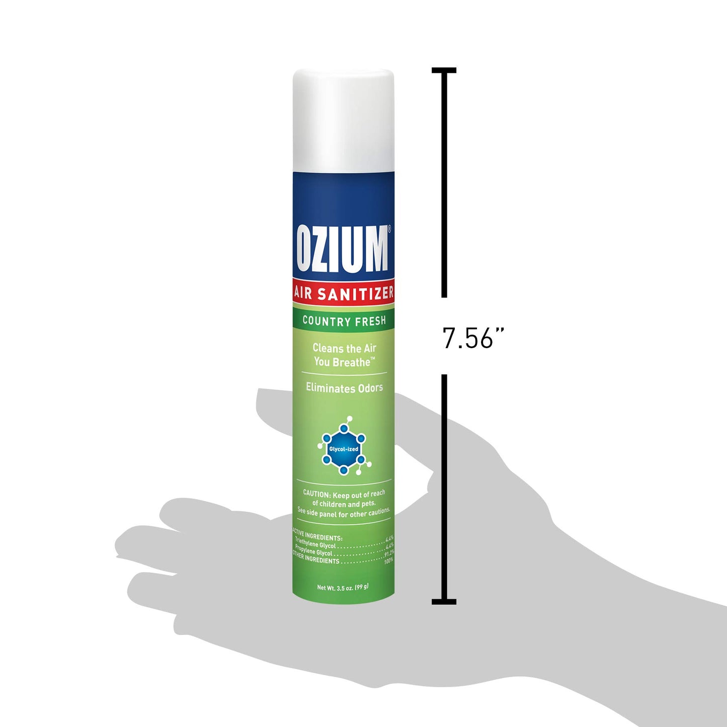 Ozium Air Sanitizer 3.5 oz Spray, Country Fresh (3)