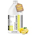 Multi-Purpose Probiotic Enzyme Citrus Cleaner, 1/2 Gallon (64 oz.) - Pet Stain and Odor Remover - Concentrated - Professional & Home Strength Drains
