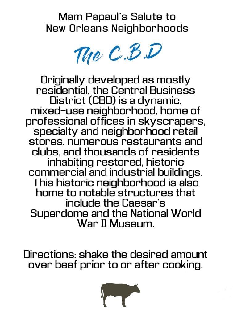 Mam Papaul's The C.B.D Steak Seasoning