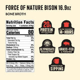 Kettle & Fire Bison Bone Broth, 16.9 OZ