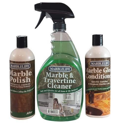 Marblelife Marble Counter & Table Top Clean & Care Kits - without Buffer - (MTC-41150, MGC-41220, MP-41210)