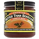 Better Than Bouillon Premium Lobster Base, Made from Select Cooked Lobster & Spices, Makes 9.5 Quarts of Broth 38 Servings, 8 Ounce (Pack of 2)