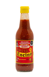 Salsa Encino Chile de Árbol Hot Sauce, Authentic Mexican Hot Sauce from Yahualica Jalisco, Stone-Ground & Naturally Fermented, Bold Heat for Wings