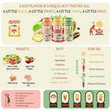 ANCIENT DRINKS Apple Cider Vinegar Electrolyte Drink with Probiotics - Organic Hydration Beverage Variety Pack (Posca, Switchel, Sekanjabin) - ACV