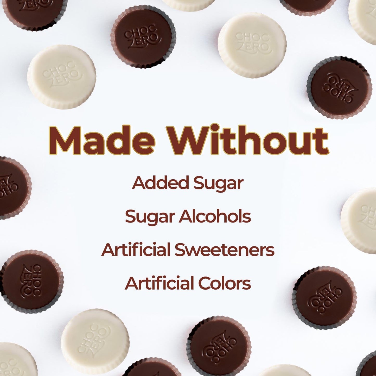 ChocZero Peanut Butter Cups Variety Pack, No Added Sugar, Keto, Low Carb Snack, 24 Individually Wrapped Cups Total (4 Ounce, Pack of 3)