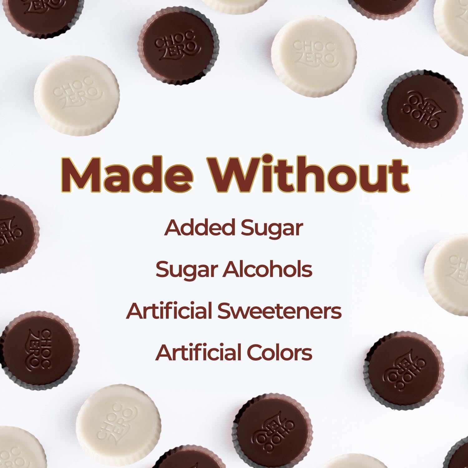 ChocZero Peanut Butter Cups Variety Pack, No Added Sugar, Keto, Low Carb Snack, 24 Individually Wrapped Cups Total (4 Ounce, Pack of 3)
