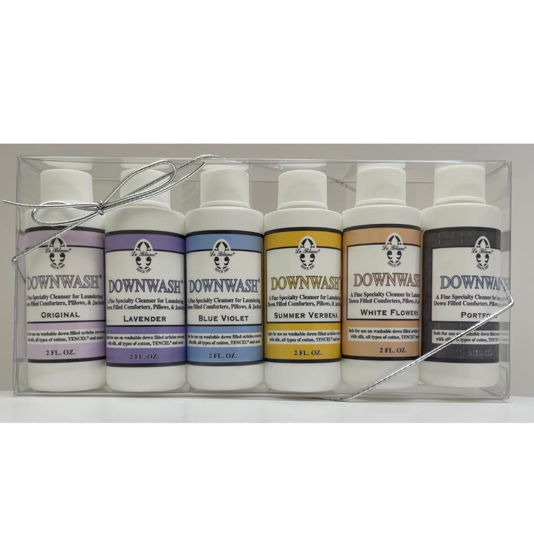 Le Blanc® Down Wash Gift Set - Six 2 FL. OZ. Sample bottles of all Down Wash Fragrances, One Pack