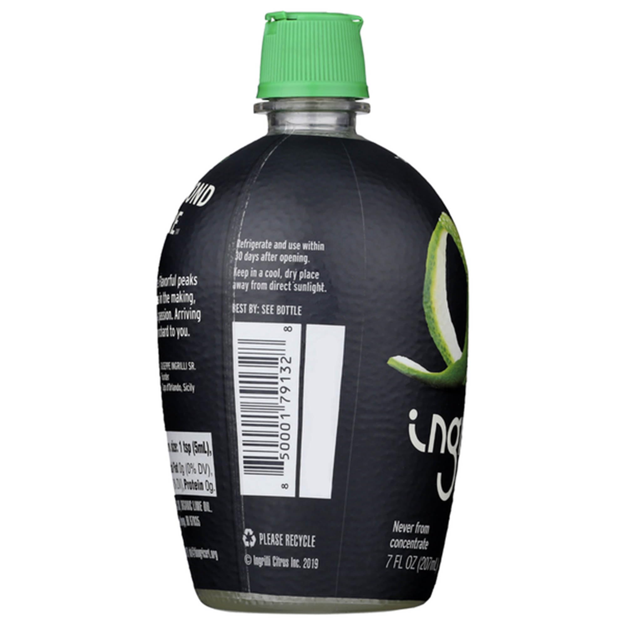 Ingrilli Organic Lime Squeeze, 7 Fl Oz Bottle (Pack of 3)