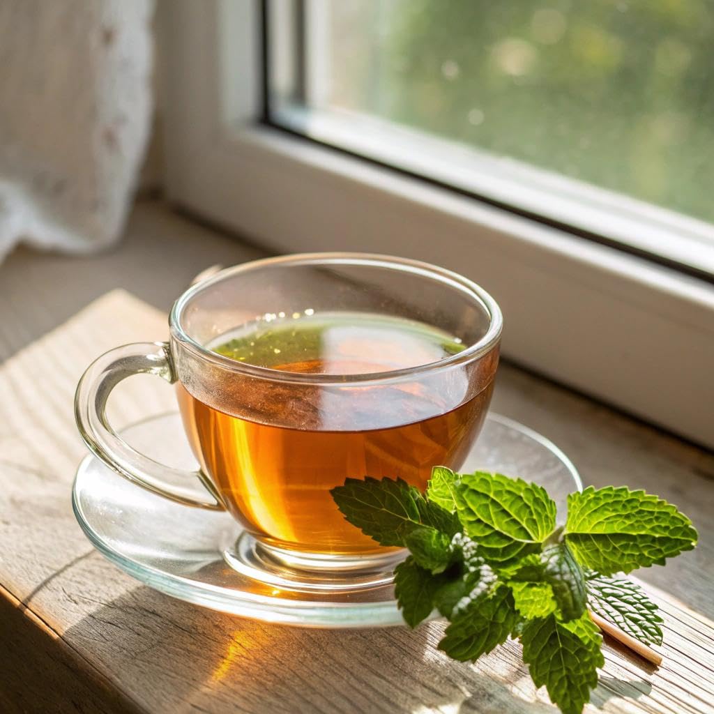 Spearmint Tea Bags - 50 Tea Bags - Pure Spearmint Leaves - Caffeine Free Herbal Tea - Natural Digestive Support & Breath Freshener - Non-GMO