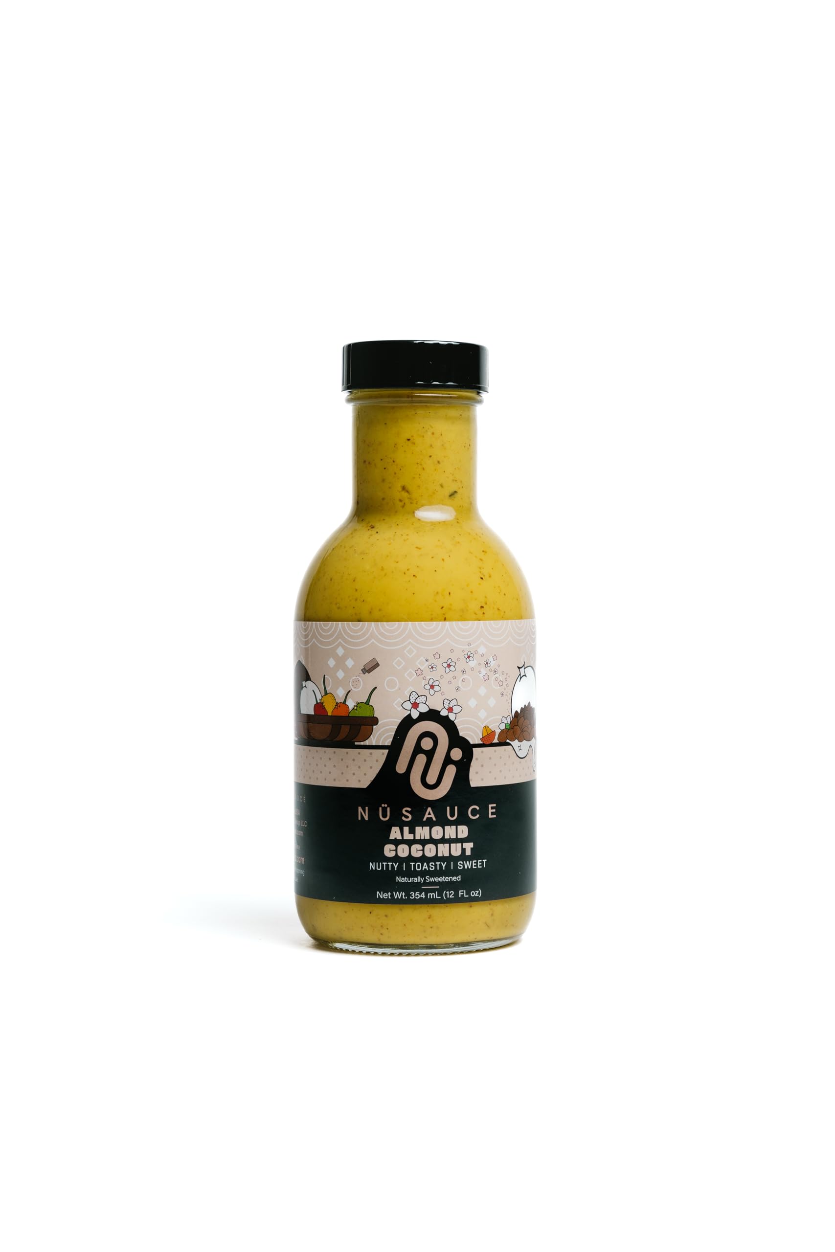 NuSauce 12oz Variety Pack - Low Calorie Sauces with Premium Ingredients (Almond Coconut)