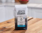 Jim’s Organic Coffee - French Roast Decaf: Whole Bean Dark Roast (11oz) -100% Arabica Coffee Beans - USDA Organic - Kosher - Swiss Water Process
