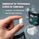 GigaJaw Jawline Gum - 15X Hardness for Effective Facial Exercise- Mewing Jaw Gum | Mint Flavor | Sugar-Free, Calorie-Free | Pack of 30 Pieces