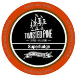 Twisted Pine Coffee SuperFudge, Flavored Coffee, Single-Serve Cups for Keurig K-Cup Brewers, 24 Count