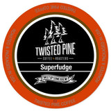 Twisted Pine Coffee SuperFudge, Flavored Coffee, Single-Serve Cups for Keurig K-Cup Brewers, 24 Count