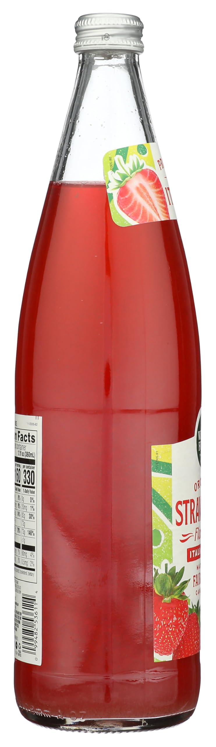 Whole Foods Market Organic Strawberry Flavored Italian Soda, 25.4 FZ