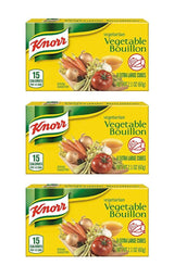 Bouillon 3 Pack of Vegetable Extra Large Cubes w/Exit 28 Bargains Sticker (Total of 18 Extra Large Cubes) Vegetarian