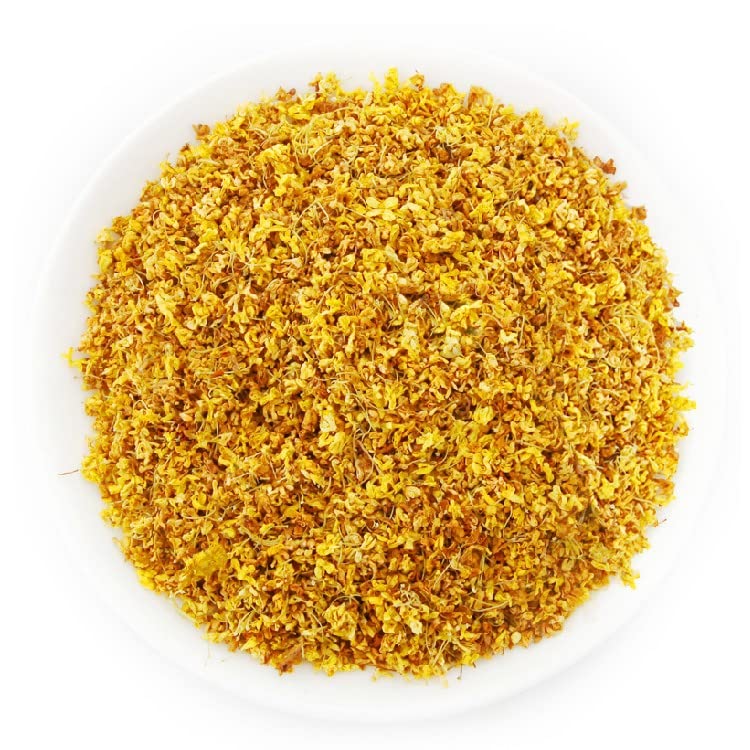 Zercumm Bulk Guangxi Edible Osmanthus Grade a 500G/Dried Osmanthus Various Specifications/Osmanthus Fragrans Dried Flower Herbal Tea (6A)