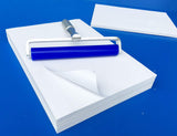 Sticky Paper Pad Silicone Roller Cleaning Dust Remove (White)