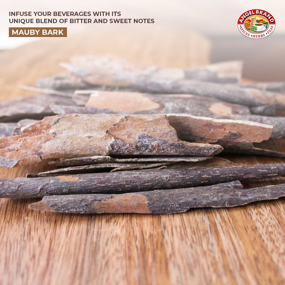 Angel Brand Mauby Bark - 0.75 oz Pouch Pack of 3 - Authentic Mauby Bark for Tea, Infusions, and Traditional Beverages.